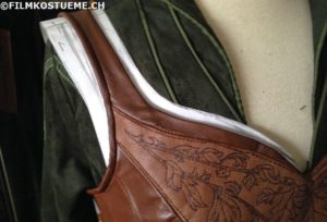 Tauriel leather corset