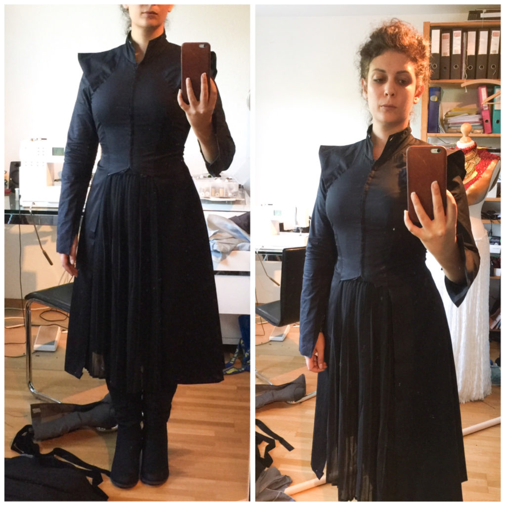 Daenerys silver black Season 7 dress